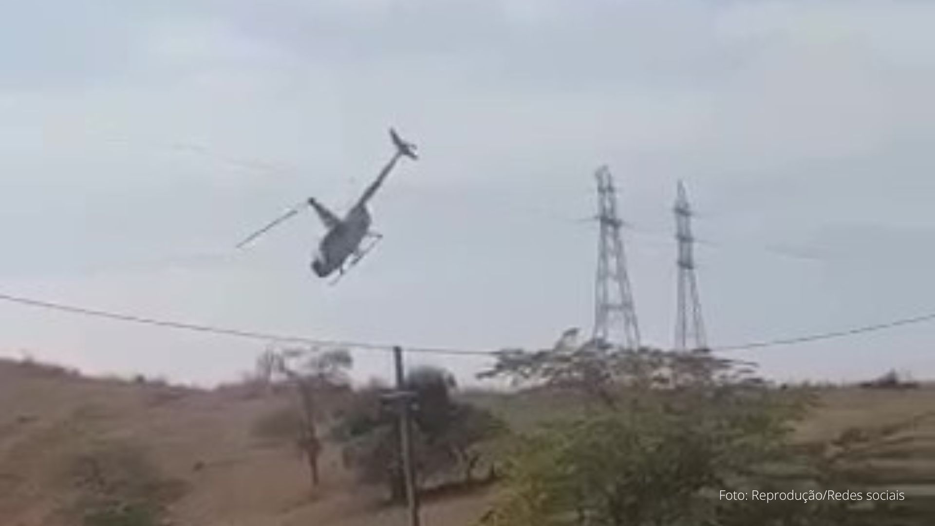 Helicóptero que levava deputado Hercílio Diniz cai em Minas; veja o vídeo