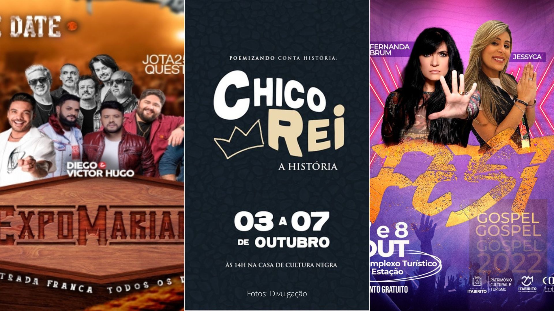Agenda Cultural: veja o que fazer em Ouro Preto, Mariana e Itabirito no fim de semana (6/10 a 9/10)