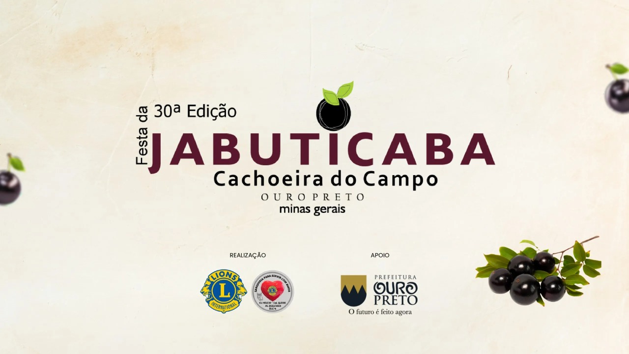 Festa da Jabuticaba acontece neste mês em Cachoeira do Campo, distrito de Ouro Preto
