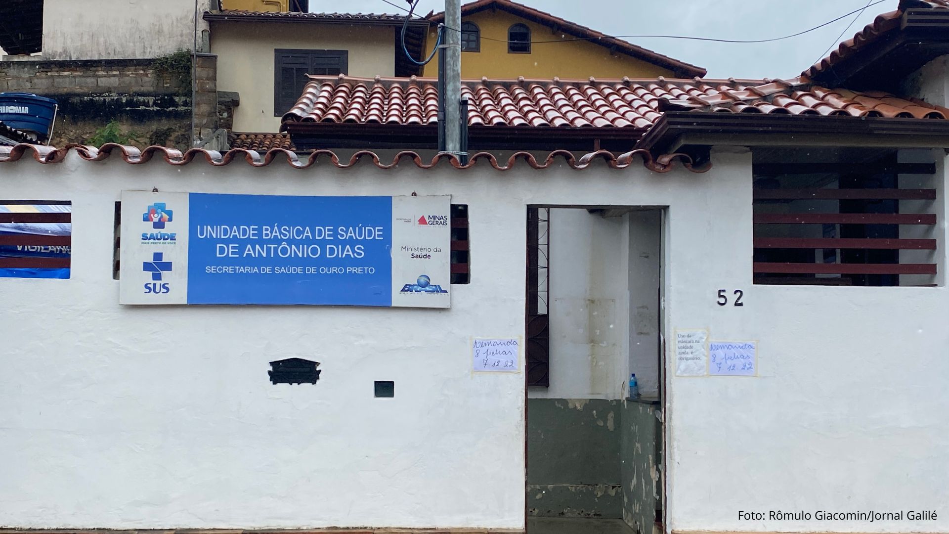 Ouro Preto: com estrutura precária, UBS do Antônio Dias receberá novo espaço