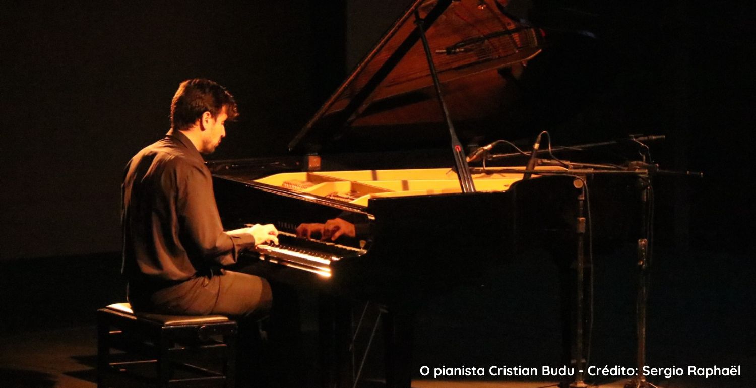 O pianista Cristian Budu - Crédito Sergio Raphaël - Escola Saramenha de Artes e Ofícios