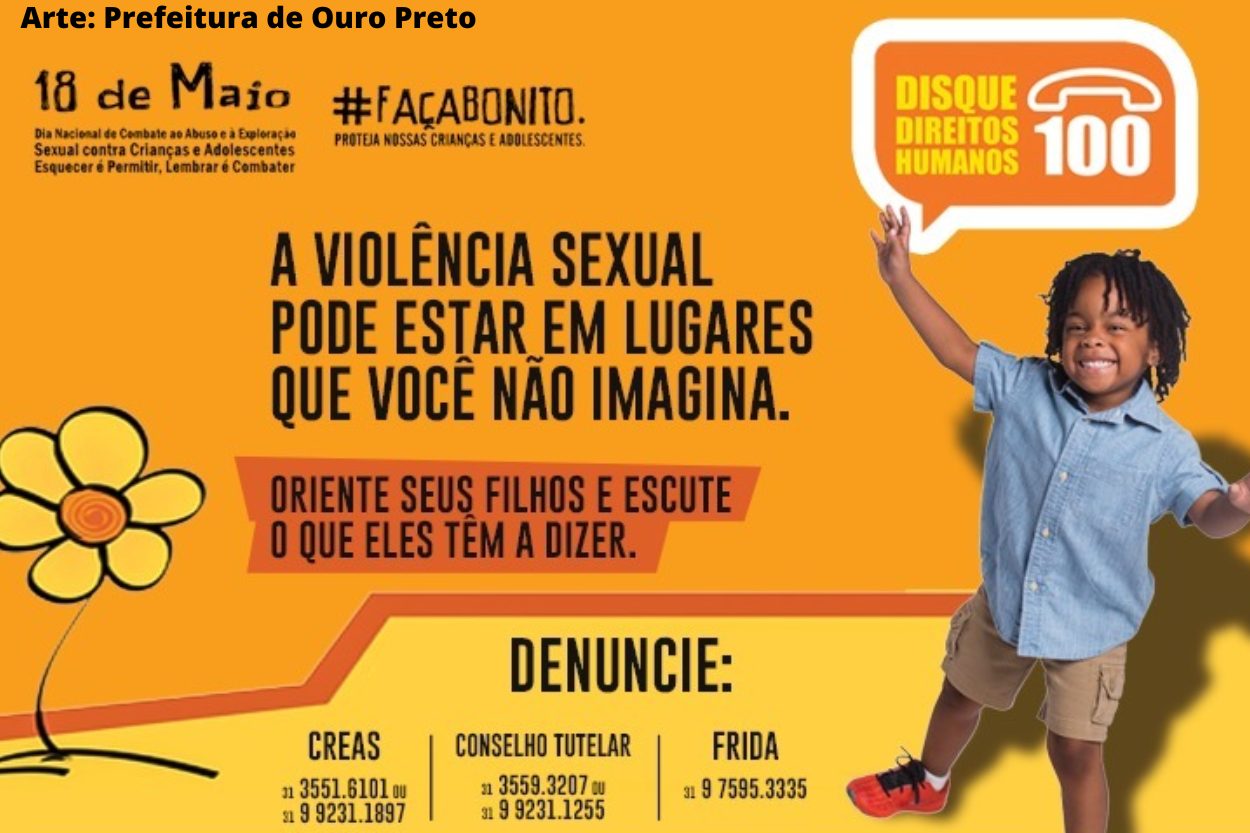 Ouro Preto realiza ações de combate à exploração sexual de crianças e adolescentes