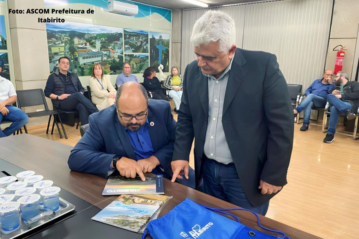 Vice-governador de Minas Gerais visita Itabirito e discute medidas para o desenvolvimento do município