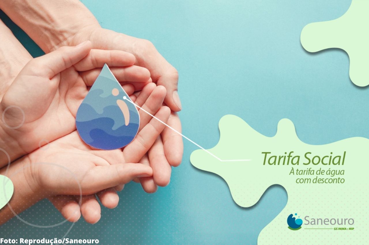 Após repactuação com a Saneouro, cerca de 8 mil pessoas estão sendo beneficiadas com a Tarifa Social