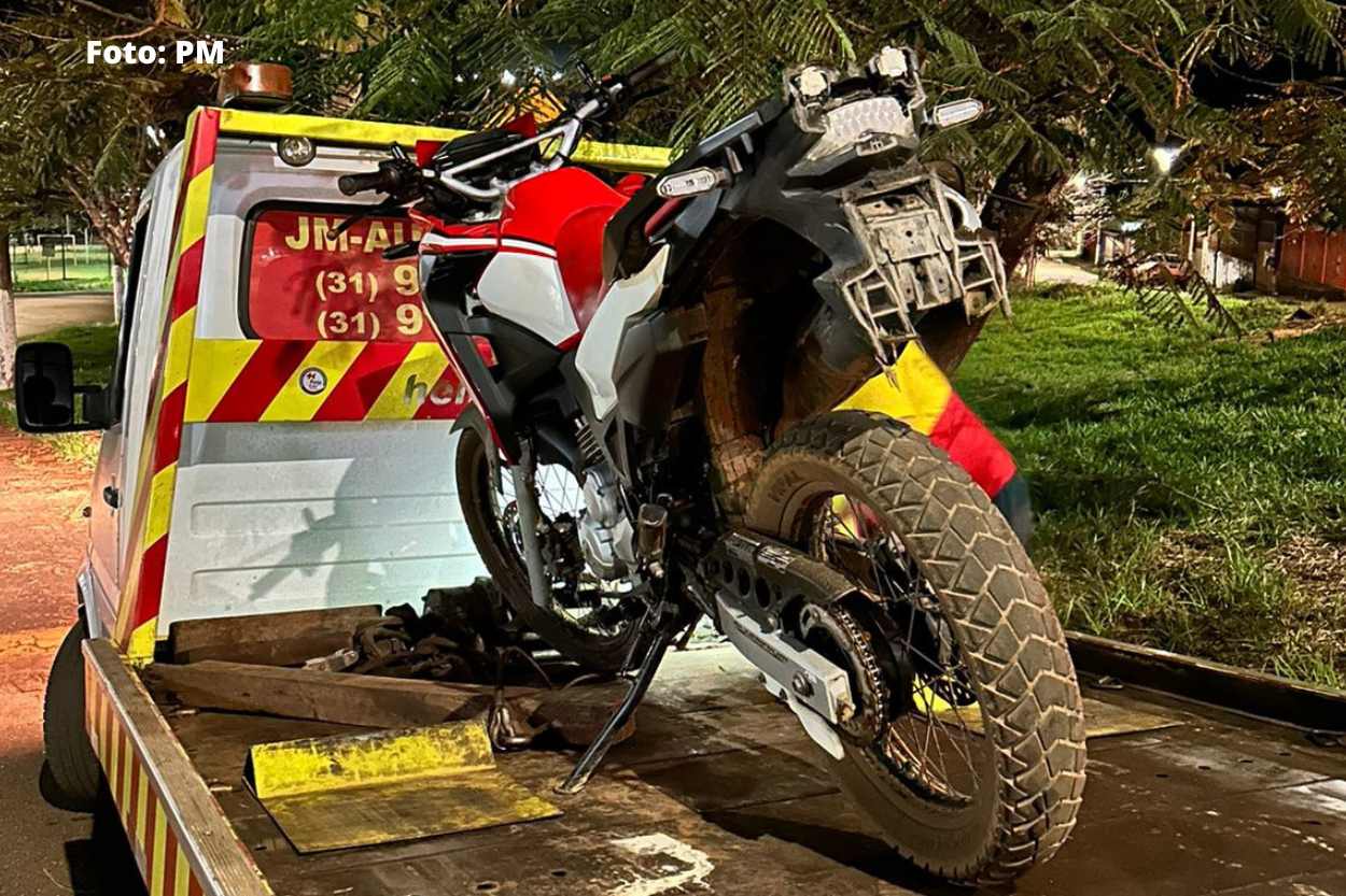 Polícia recupera moto furtada em distrito de Ouro Preto
