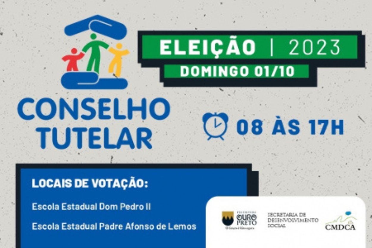 Veja a lista de candidatos para eleição do Conselho Tutelar de Ouro Preto