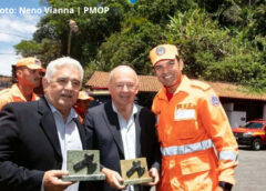 Prefeitura de Ouro Preto comparece a comemoração de aniversário a Segunda Companhia de Bombeiros Militar do município.