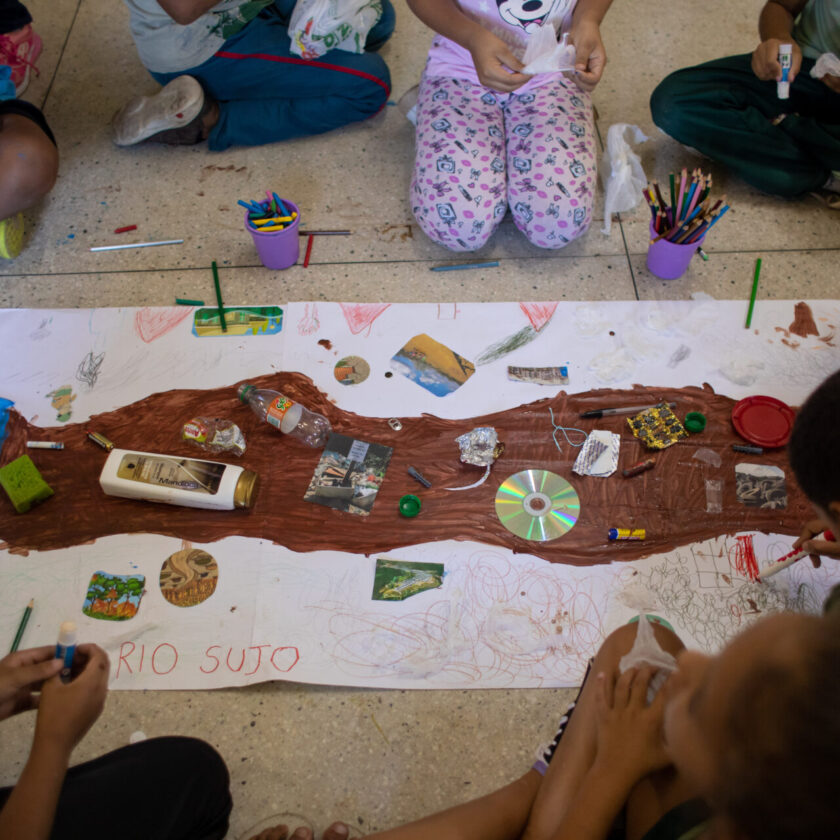 Oficina do Parque das Andorinhas envolve alunos de Ouro Preto em atividades sobre o meio ambiente