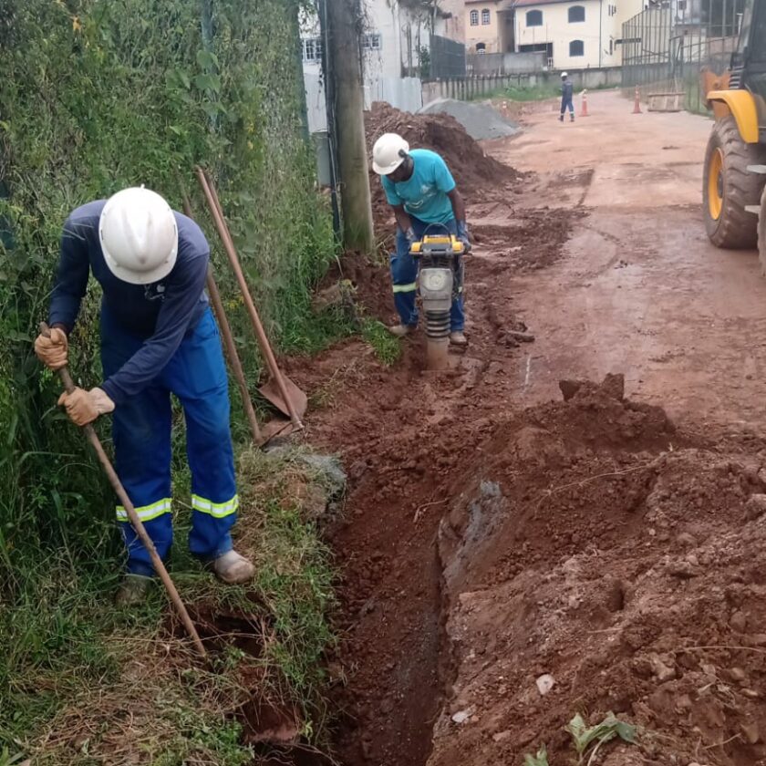 Saneouro inicia nova etapa de obras no Água Limpa em Ouro Preto