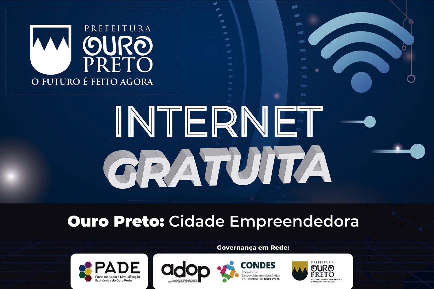 Internet gratuita nos distritos de Ouro Preto já teve mais de três mil acessos