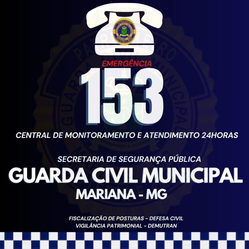 Guarda Municipal de Mariana registrou quase 14 mil atendimentos em 2023, veja o balanço