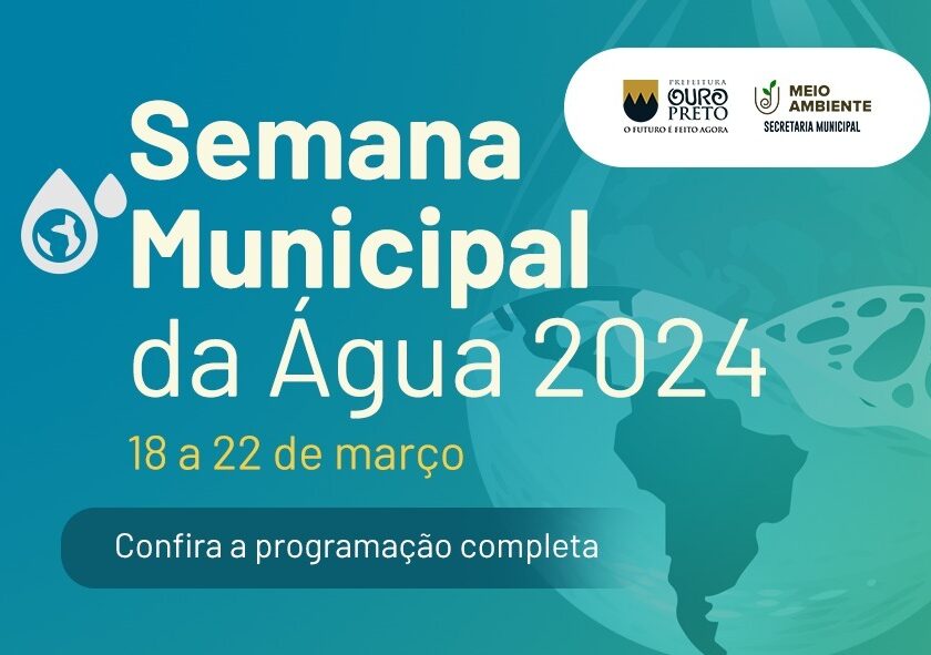 Prefeitura promove semana municipal da água em Ouro Preto