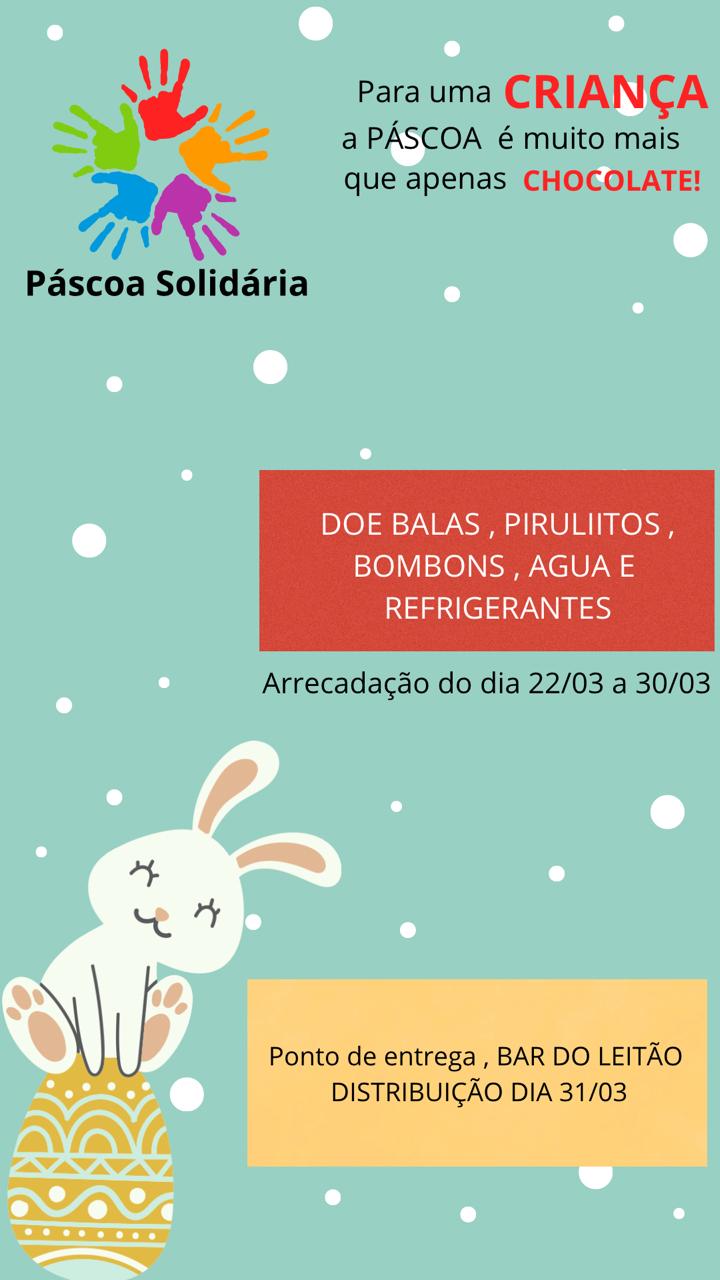 "Páscoa Feliz" busca arrecadar doações para alegrar o domingo santo das crianças em Ouro Preto