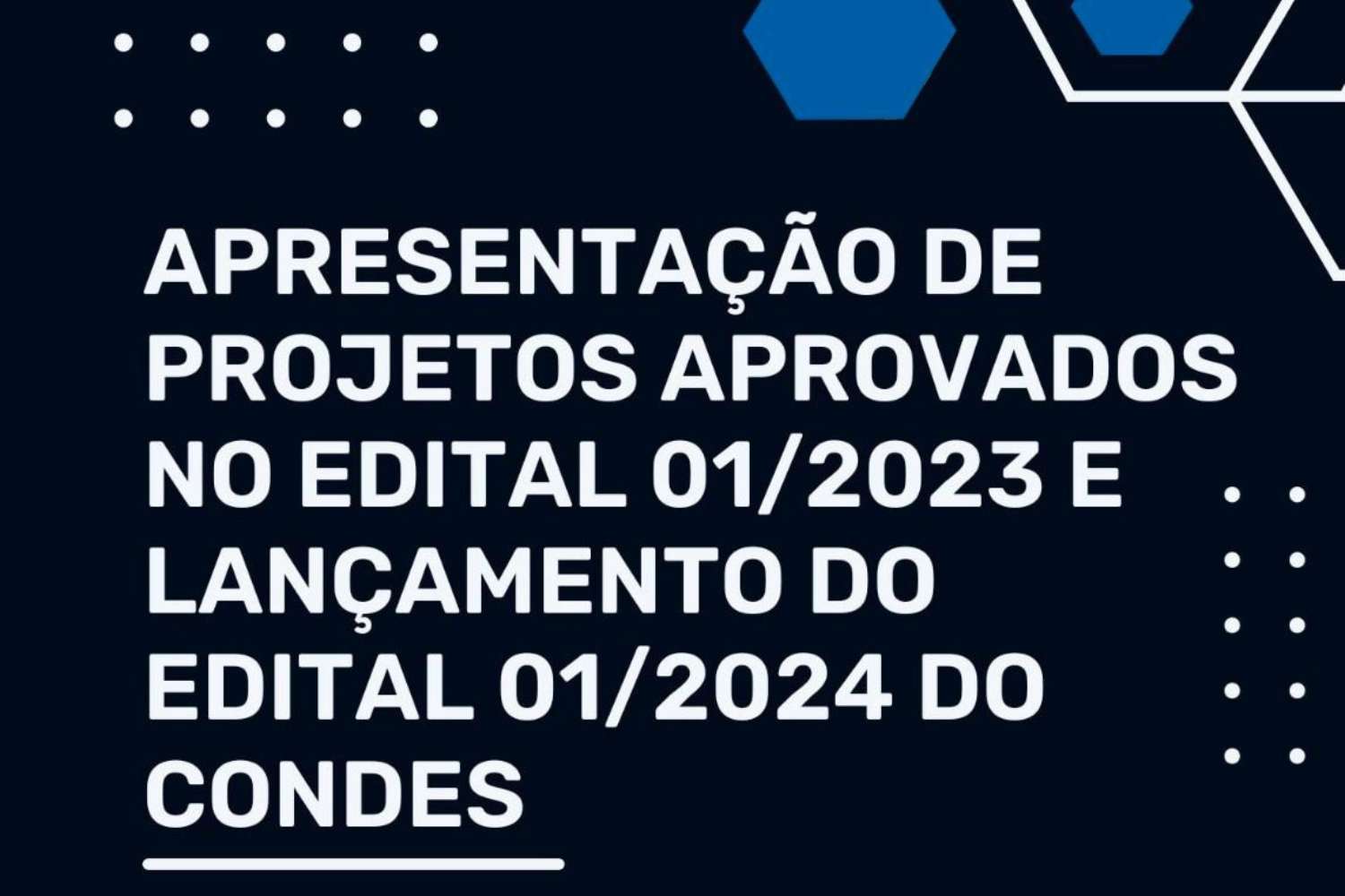 Prefeitura de Ouro Preto apresenta projetos selecionados no Edital do FUNDES