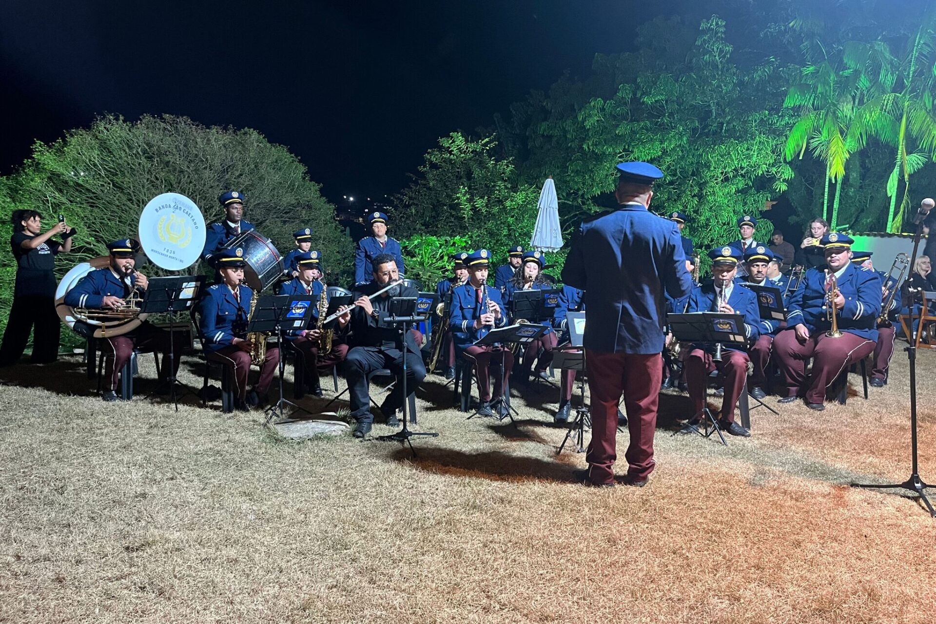 Banda Marcial da Sociedade Musical São Caetano no Sons do Brasil